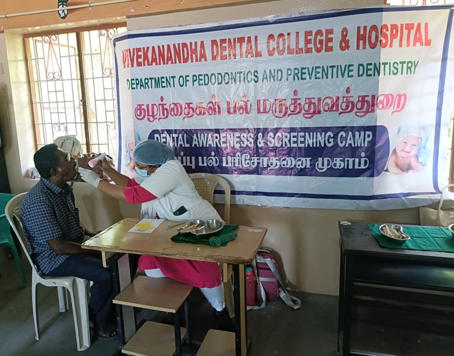 Dental Screening and Awareness Camp at PSF School, Vadagupatti