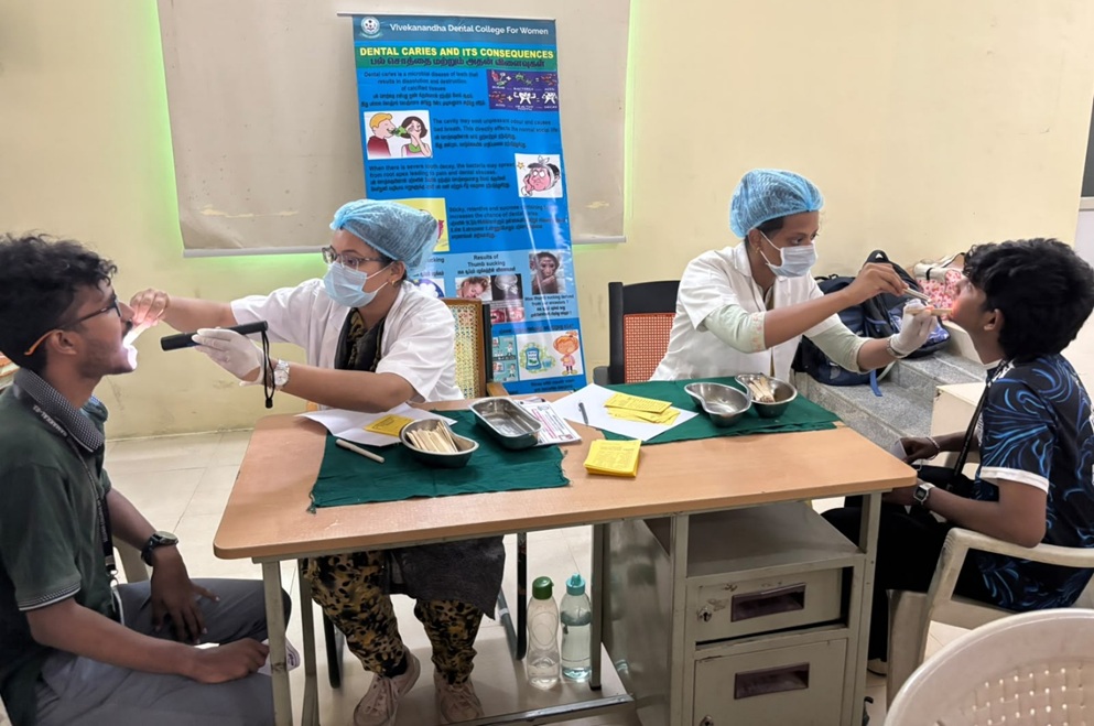 Dental Screening and Awareness Camp at Selvam College of Technology